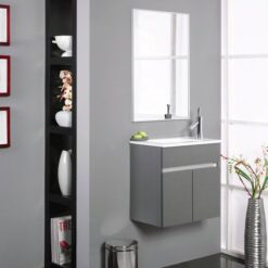 Alternative view of ארון אמבטיה קטן תלוי 55*35 דנוור