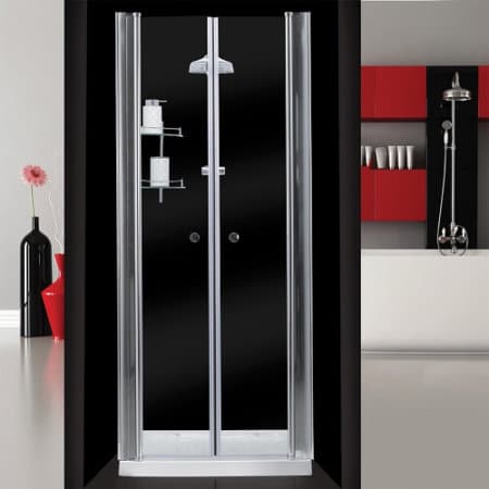מקלחון מידות 70 עד 140 ס"מ - חזית 2 דלתות דגם פאלאס