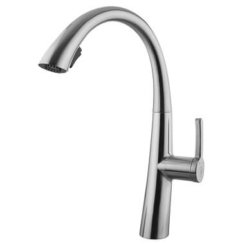 ברז מטבח ניקל מוברש 1055 נשלף