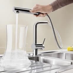 ברז מטבח נשלף לינוס בלנקו