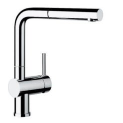 ברז מטבח נשלף לינוס בלנקו נירוסטה