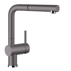 ברז מטבח נשלף לינוס בלנקו רוק גריי