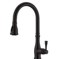 ברז מטבח נשלף שחור