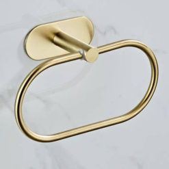 מתלה למגבת ללא קידוח ברונזה