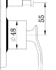 -שרטוט אינטרפוץ 4 דרך זהב מבריק שוני