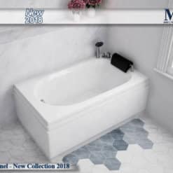 אמבטיה אקרילית מלבנית 70 אורך 120