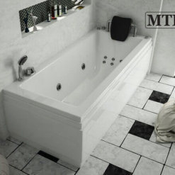 אמבטיה אקרילית מלבנית MTI-62 רוחב 70 אורך 170
