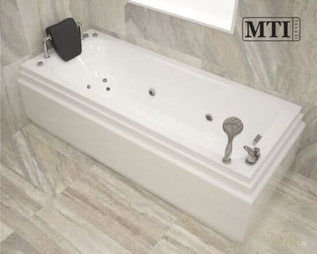 אמבטיה אקרילית מלבנית MTI-93 רוחב 70 אורך 170