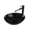 כיור מונח אובלי קטן 41 בצבע שחור מט