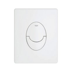 לחצן ניאגרה סמויה גרואה לבן