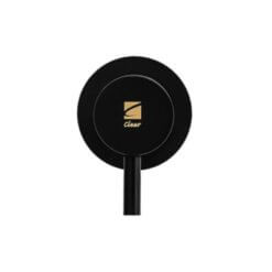 אינטרפוץ 3 דרך עגול ידית סטיק שחור מט