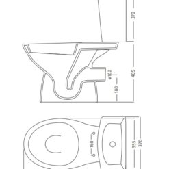 אסלה מונובלוק חרסה סיגמא גל מידות