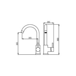 ברז 1206 שרטוט