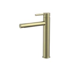 ברז גבוה פיה קבועה זהב מט