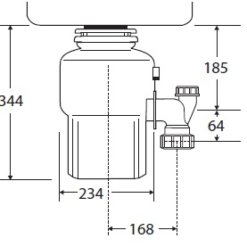 טוחן אשפה אבולושן 200 ניגא שרטוט