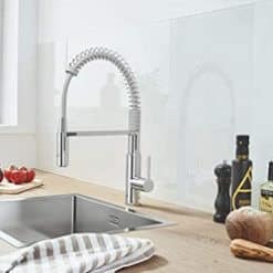 ברז מטבח נשלף גרואה דגם GET דמוי תעשייתי 30361000 תוצרת גרמניה