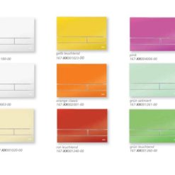 לחצן ניאגרה סמויה זכוכית JOMO