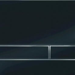 לחצן ניאגרה סמויה JOMO זכוכית שחור מבריק