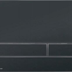 לחצן ניאגרה סמויה JOMO זכוכית שחור מט