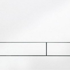 לחצן ניאגרה סמויה זכוכית JOMO לבן מט