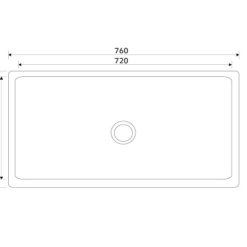 מידות כיור מטבח גרניט שוני מונסטון יו