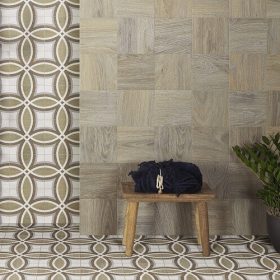 ריצוף מצויר לאמבטיה