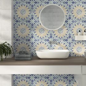 ריצוף מצויר לאמבטיה איטליה