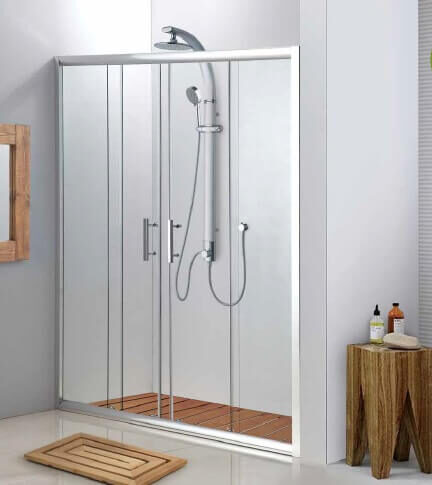 מקלחון הזזה חזית 2 דלתות 135 עד 180