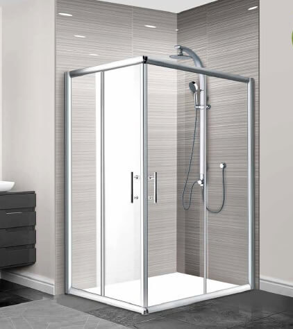 מקלחון פינתי הזזה - 70 על 80 - 80 על 90 - 70 על 90