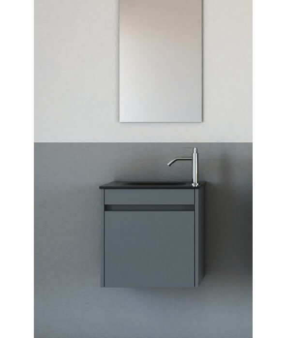 ארון אמבטיה 45-30 כיור אינטגרלי