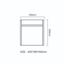 מידות ארון אמבטיה קטן עומק 30 על 45 שובל