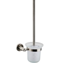 מברשת אסלה מעוצבת עשויה נירוסטה כרום מט