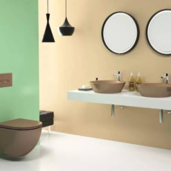 אסלה תלויה רימלס איטלקית בגוון Taupe