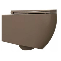 אסלה תלויה רימלס איטלקית - צבעונית בגוון Taupe