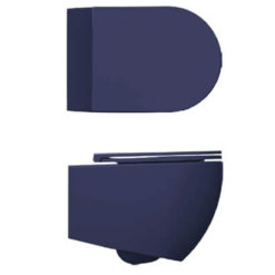 אסלה תלויה רימלס איטלקית צבעונית בגוון כחול BLUE