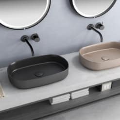 כיור מונח ISVEA אנטרציט Taupe