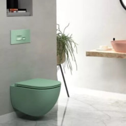 תמונה אסלה תלויה רימלס צבעונית איטלקית - ירוק מינט