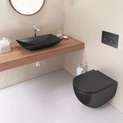 תמונה אסלה תלויה שחורה רימלס איטלקית