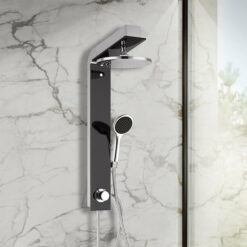 מוט מקלחת יאיר שחור