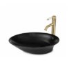 כיור מונח מעוצב שחור מט 55 סמ 9864mb