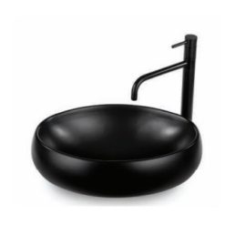 כיור מונח לאמבטיה שחור מט 48 סמ 9854MBS