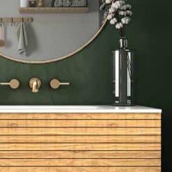 ארון אמבטיה תלוי נובו סטריפ עם כיור אינטגרלי 60 80 100