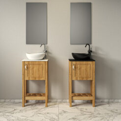 ארון אמבטיה עומד עץ 45 על 30