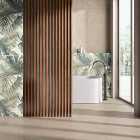 ריצוף מצויר לאמבטיה עצים SINTESI