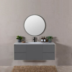 ארון אמבטיה תלוי 100 120 140 ארז אפור גרניט