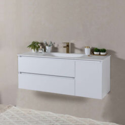 ארון אמבטיה תלוי 80 100 120 איימי פלוס קוריאן תוצרת גרמניה לבן