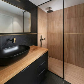 ריצוף דמוי פרקט שקד