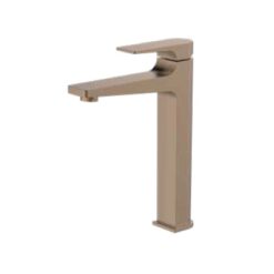 ברז לכיור מונח עיצוב מלבני רוז גולד