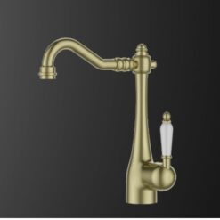 ברז לכיור אמבטיה בעיצוב עתיק מליסה זהב מט