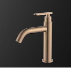 ברז מים קרים נמוך רוז גולד